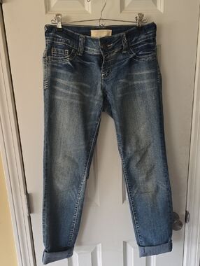 Maurices Classic Women's Blue Washed Stretch Jeans- Size Small